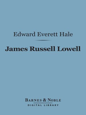 cover image of James Russell Lowell (Barnes & Noble Digital Library)